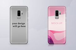 Samsung Galaxy S9 Plus 3d Phone Case Mockup Product Image 2
