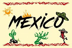 Mexico hand drawn elements Product Image 2