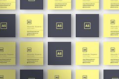 Square Executive Business Card - BC061 Product Image 2