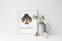 Watercolor Dogs. Animal creator. Product Image 2