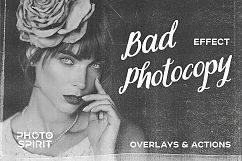 Bad Photocopy Effect Overlays Product Image 1