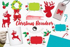 Christmas Reindeer graphics and illustrations Product Image 1