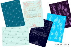 Floral Digital Paper Product Image 1