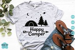 Happy Camper Svg Product Image 1