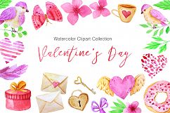 Watercolor Valentines Day Collection  Product Image 1