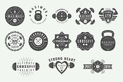 Vintage Gym Emblems Bundle Product Image 3
