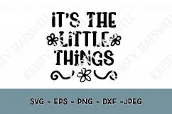 It&#039;s the Little Things SVG Product Image 1