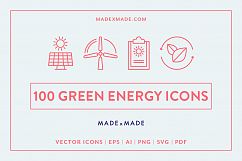 Line Icons - Green Energy Product Image 1
