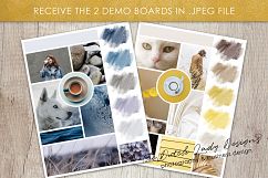 Mood &amp; Vision Board Template for Adobe Photoshop - Layered PSD Template - Design #5 Product Image 5