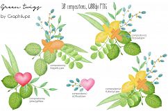 Green Twigs - Hand-drawn Illustration Kit Product Image 5