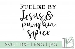 Fueled By Jesus and Pumpkin Spice SVG Product Image 2