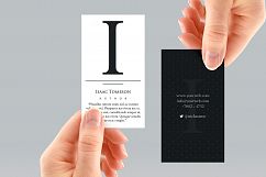 Executive Initial Business Card - BC065 Product Image 2