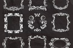 Set of vintage frames and monograms Product Image 12