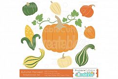 Autumn Harvest SVG Scrap Kit - Cut Files &amp; Digital Paper Product Image 7