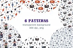 Happy Halloween - Watercolor Clip Art Set Product Image 4