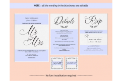 Wedding Invitation Template Product Image 7
