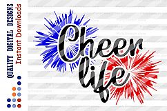 Cheer life svg files Sports svg Cheer life shirt svg Cheer Product Image 2