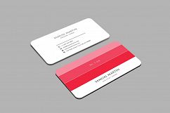 Beautiful Colours Modern Art Business Card Product Image 2