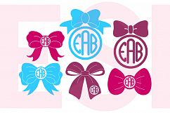 Bow Monogram Designs Set Product Image 1
