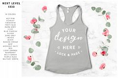 Next Level 1533 Tank Top Mockup Mega Bundle Multi Colors Product Image 2