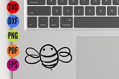 Bee SVG Cutting File  Product Image 2
