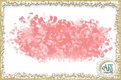 Brush Strokes in Blush Pink - Pink Glitter - Digital Clipart 24 of beautiful PNG files Product Image 14