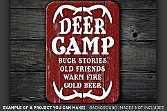 Deer Camp Sign - Deer HUNTING SVG Files - 851 Product Image 3