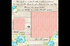 100 Seamless Pastel Wood Texture Digital Papers 12 x 12 inch Product Image 3