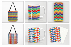 Seamless Tribal Bead Patterns Product Image 6
