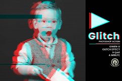 Glitch Photoshop Action Product Image 5