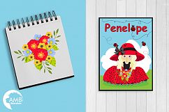Sweet little ladies graphics, clipart, illustrations AMB-1056 Product Image 5