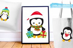 Baby Penguins graphics and illustrations Product Image 5