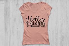 Hello Kindergarten svg, School svg, Back to school svg. Product Image 2