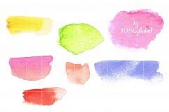 Watercolor Splotches Blob Clipart Product Image 10