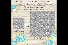 100 Seamless Zebra Print Digital Papers, Animal Skin Papers Product Image 3