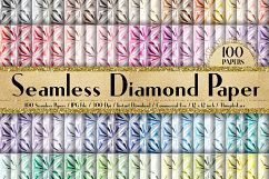100 Seamless Diamond Texture Digital Papers Product Image 1