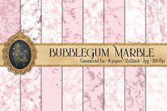 16 Bubblegum Blush Pink Glitter Marble Texture Digital Paper Product Image 1