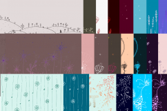 Floral Digital Paper Product Image 2
