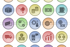 146 Business &amp; Finance Filled Low Poly Icons Product Image 2