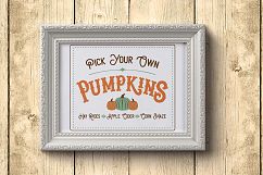 Pick Your Own Pumpkins | SVG | PNG | Printable | Fall Autumn Product Image 4
