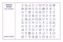 Line Icons - Food &amp; Drink Product Image 5
