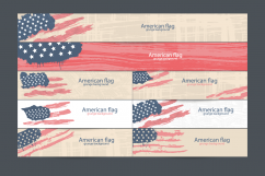 USA horizontal banners/American Flag/USA backgrounds Product Image 2