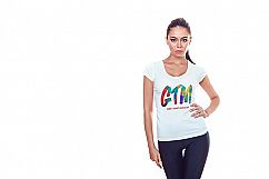Women&#039;s T-shirts Mock-Up Product Image 16
