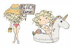 Collection of 4 Sets Girls Summer Product Image 7
