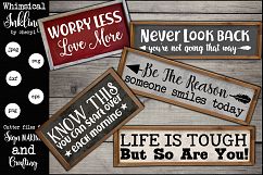 Life Is Tough Motivational SVG Set Product Image 1