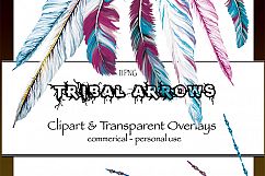 Watercolor Confetti Arrows with Feathers &amp; Beads Product Image 5