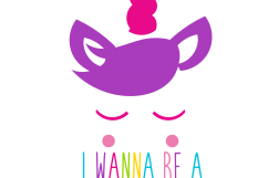 unicorn-face-wannabe cutting files svg, dxf, pdf, eps included - cut files for cricut and silhouette - Cutting Files SG Product Image 5