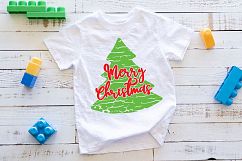 Merry Christmas Tree SVG 998s Product Image 1