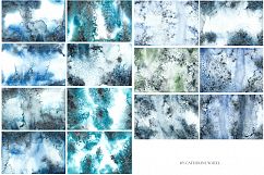 Watercolor Winter Frost Texture Product Image 5
