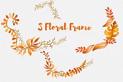Fall Watercolor clipart Autumn Product Image 5